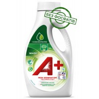 Гель для стирки A+ White для белого белья, 880 мл (22 стирки)